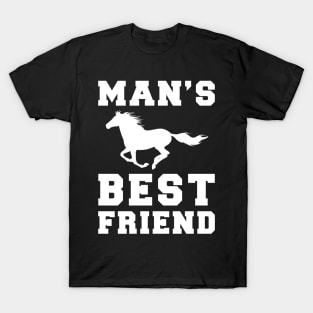 horse Man's best friend tee tshirt T-Shirt